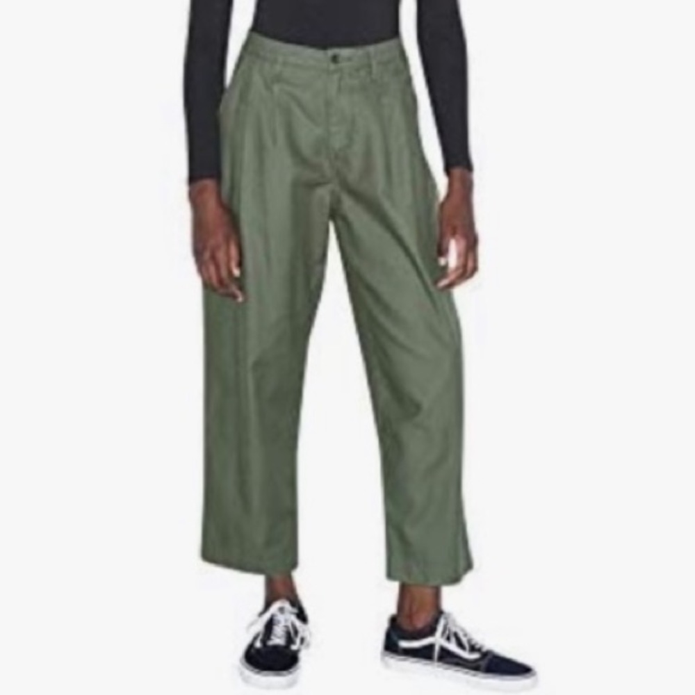 American Apparel Women's Twill Pleated Pants